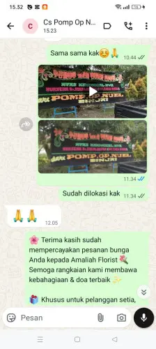 Testimonial Papan Bunga salatiga