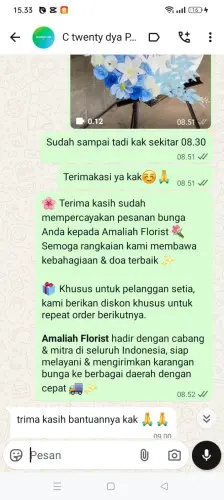 Testimonial Standing Flower salatiga